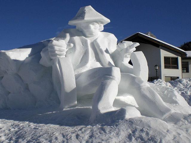 Artisti del ghiaccioin Val Gardena