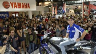 S’infiamma Eicma 2012 di MilanoLorenzo e Agostini in Yamaha