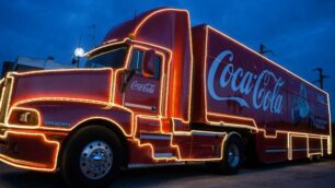 Maxi truck rossoBabbo Coca-Cola