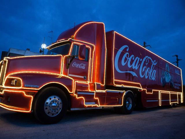 Maxi truck rossoBabbo Coca-Cola
