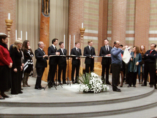 L’emozione del Coro di DesioIn concerto con i King’s Singers