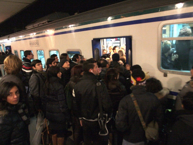 Pendolaria, passeggeri in crescitaNonostante tutti i guai dei treni