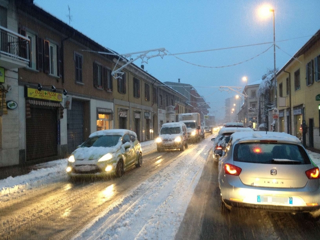 Viaggio nella Brianza sotto la neve immagine