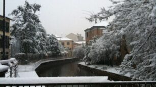 Viaggio a Monza sotto la neve immagine