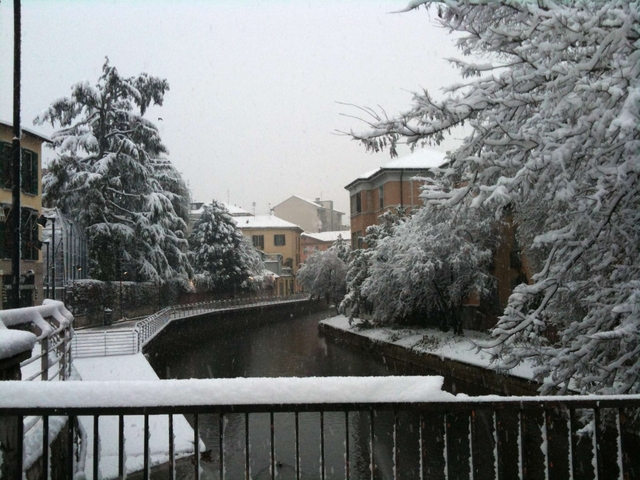 Viaggio a Monza sotto la neve immagine