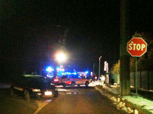 Camparada, incidente nella notteAuto fuori strada sulla provinciale