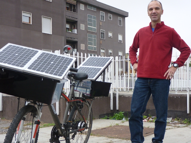 Muggiò, risparmio ed ecologiaE’ la bicicletta a energia solare