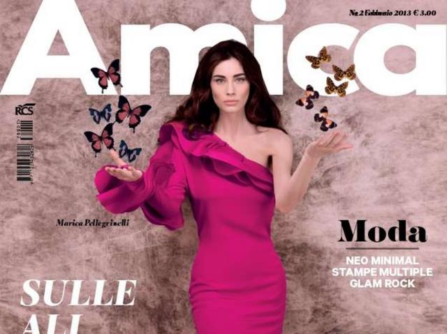 Copertina bergamasca per AmicaMarica parla del futuro con Eros