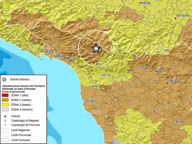Terremoto tra Emilia e ToscanaScossa avvertita a Milano e Monza