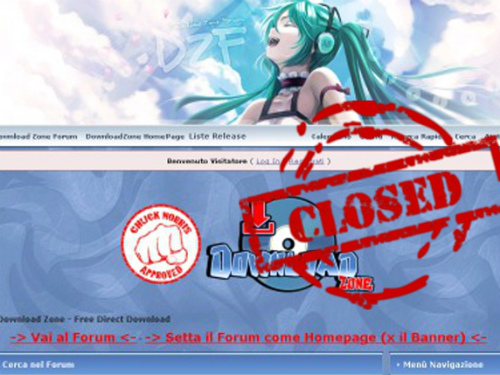 La Finanza oscura il sito pirataNel 2012 venti milioni di visitatori