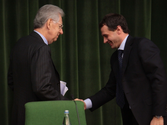 Monti presenta l’agenda a Monzacon meno Imu, Irap e burocrazia