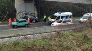 Ancora un incidente sulla sp 60Feriti in scontro tra auto e moto