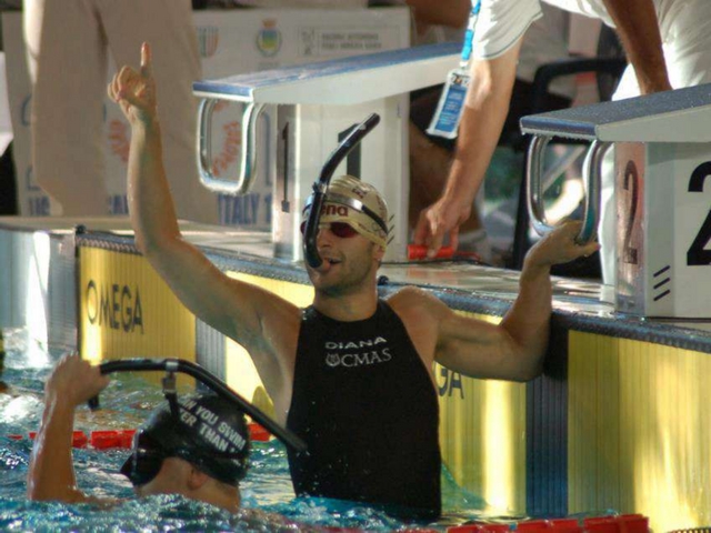 Nuoto pinnato: Figini, chi altri?Il campione iridato senza rivali