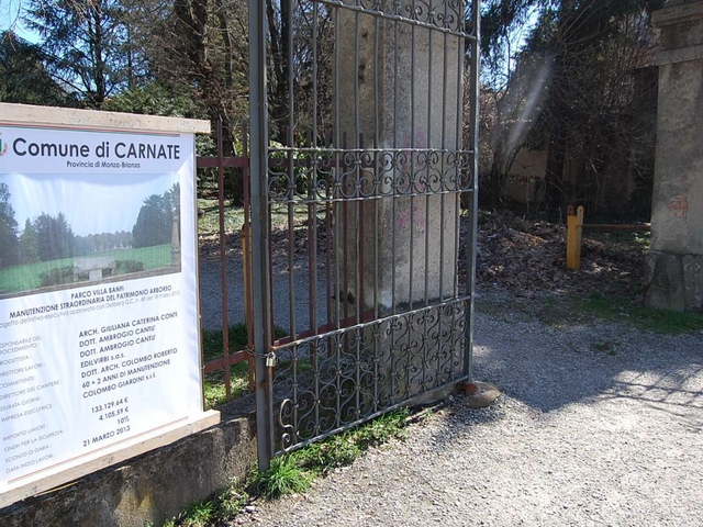 Duecento alberi da abbatterenel parco Banfi di Carnate