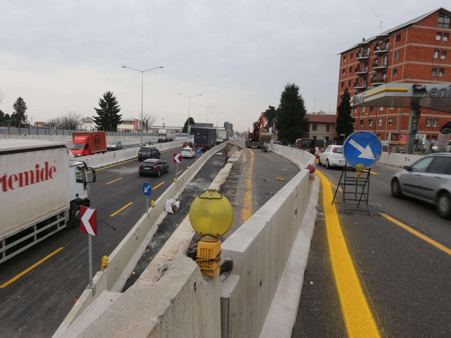 Monza, il nuovo viale LombardiaCode, corsie e cantieri: il venerdì