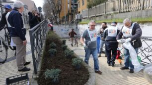 Dopo le pulizie, la festa in piazzaMonza in centro per la primavera