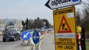 Piove sui lavori della BananinaSlitta la chiusura di Vimercate sud
