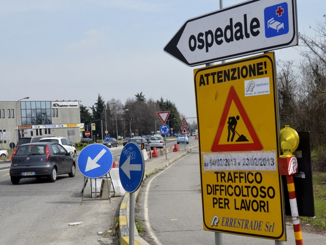 Piove sui lavori della BananinaSlitta la chiusura di Vimercate sud