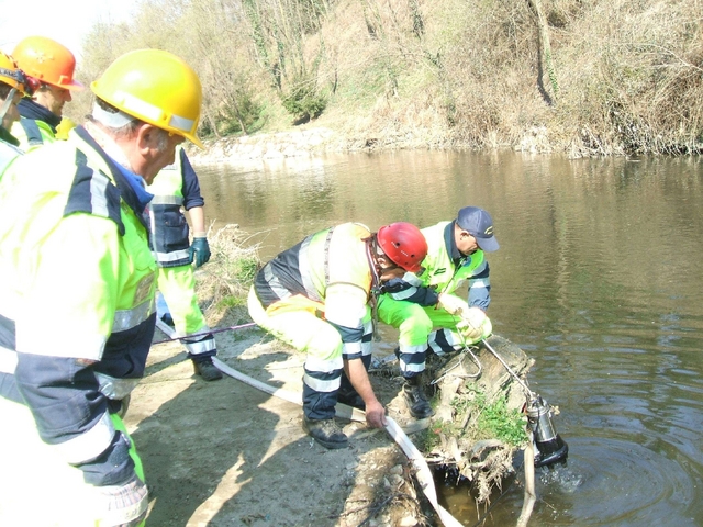 "Spring test" in riva al LambroSicurezza per gli argini del fiume