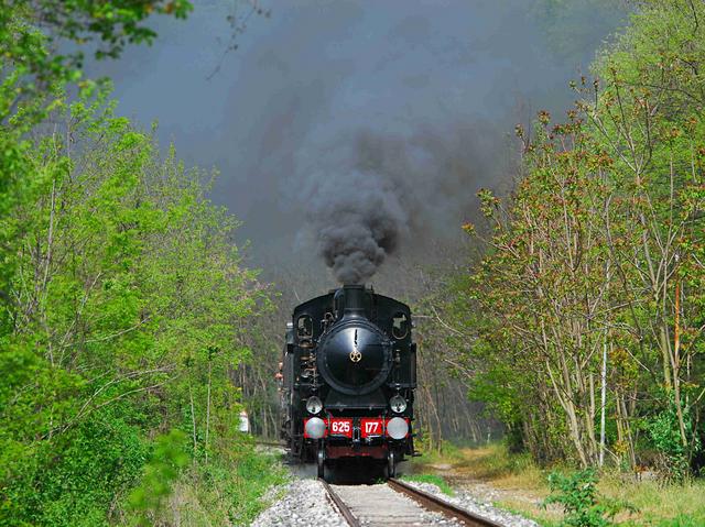 Il Treno Blutorna a sbuffare