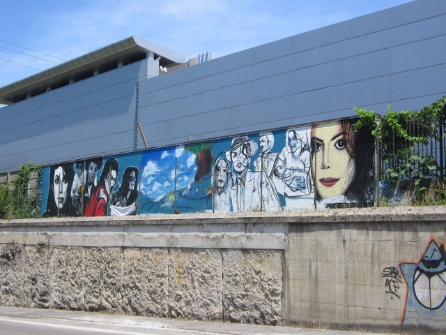 Murales per Michael JacksonWriters, tributo a Paderno