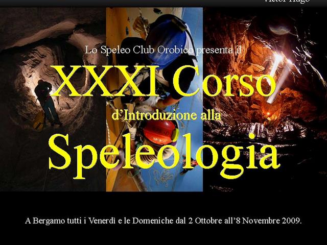 Cai, da ottobrecorso di speleologia