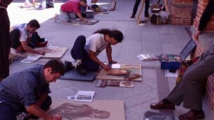 Domenica ad Albinoraduno dei madonnari