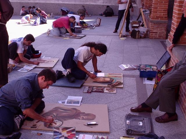 Domenica ad Albinoraduno dei madonnari