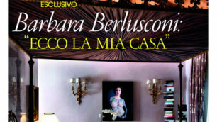 Barbara Berlusconi è in copertina:la casa di Macherio aperta per AD