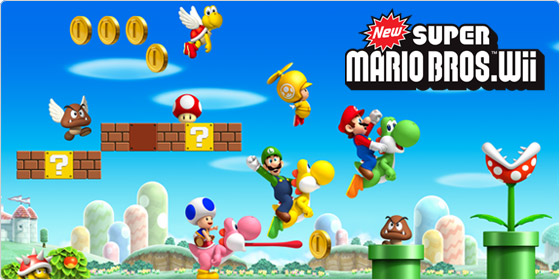 Super Mario Bros WiiAvventure in diretta