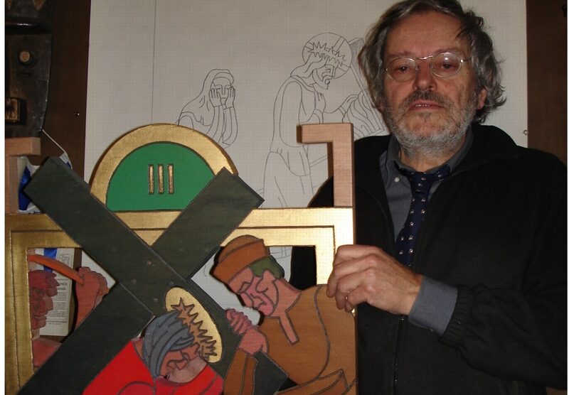 L’artista Bruno Chersicla deceduto venerdì