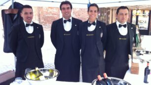 Monza, un brindisi al Gran prixI sommelier in piazza Carrobiolo