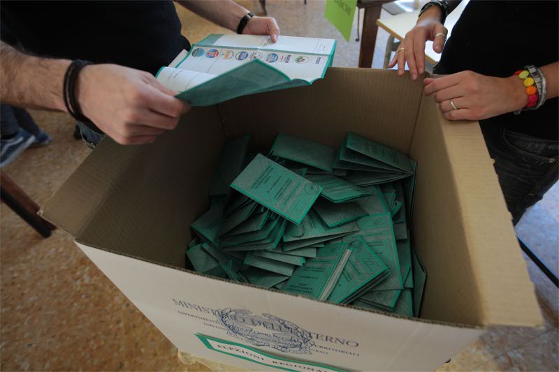 Lo spoglio delle schede elettorali