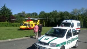 Ceriano, ha un malore in autoA Legnano con l’elisoccorso