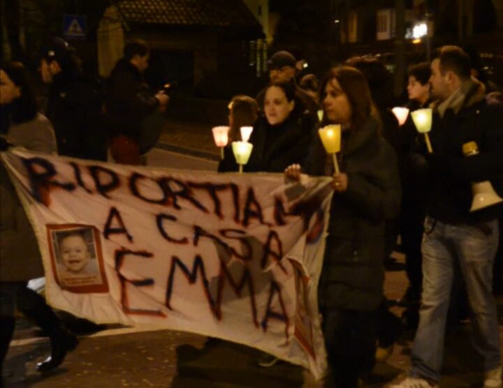 Fiaccolata a Vimercate per EmmaIn 500 per chiedere la liberazione