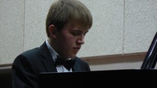 Filippo Gorini di Carate Brianza, durante l’esibizione