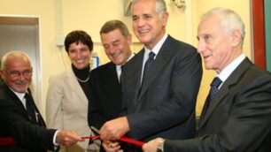 Maria Cristina Messa durante un’inaugurazione alla Bicocca di Monza