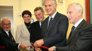 Maria Cristina Messa durante un’inaugurazione alla Bicocca di Monza