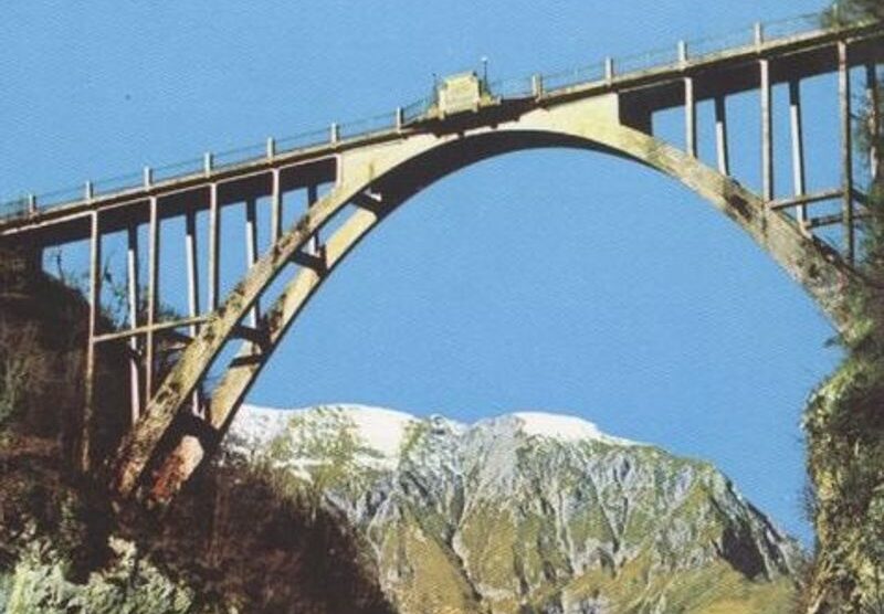 Il ponte della Vittoria a Cremeno, nel Lecchese