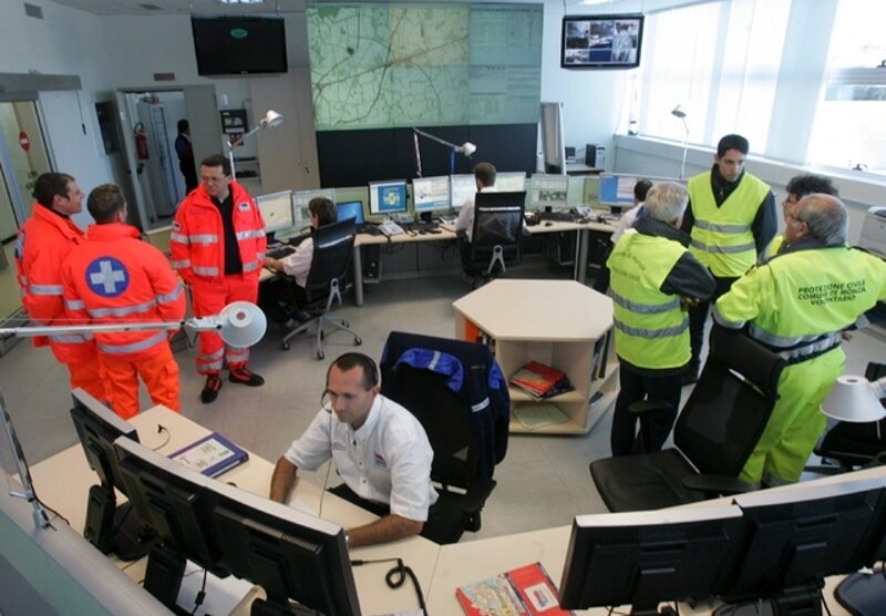 La centrale operativa 118 di Monza