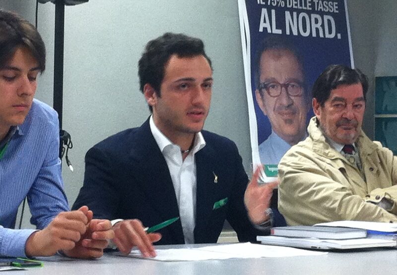 Federico Arena, nuovo segretario della Lega nord a Monza