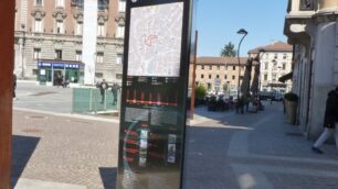 I totem turistici nel centro di Monza