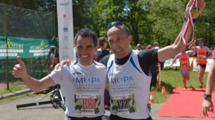 Dario Rognoni e Orazio Bottura sorridenti e vincenti a Montevecchia