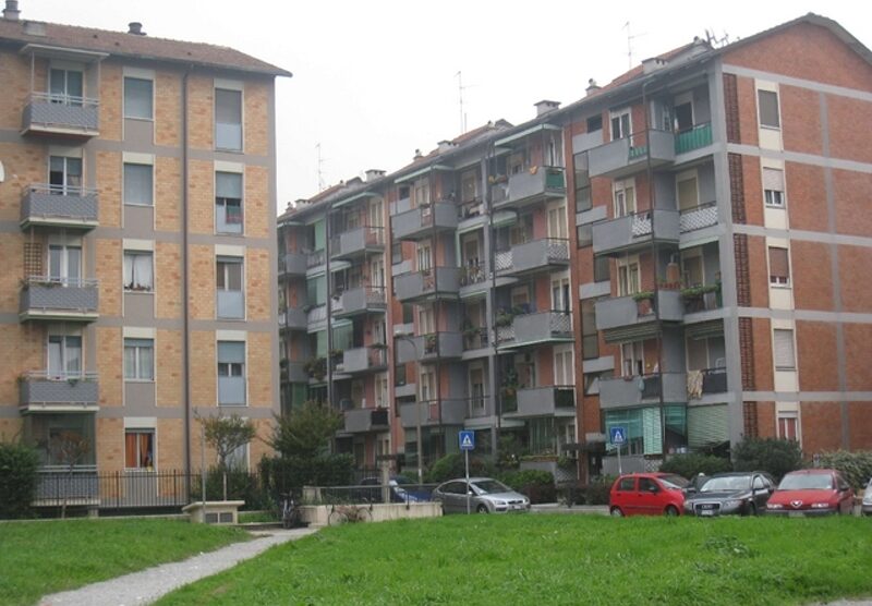 Uno scorcio di insediamenti abitativi nel quartiere di Cantalupo