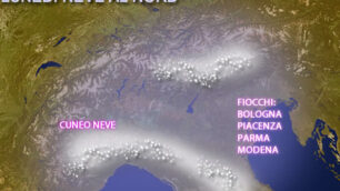 Coda del maltempo, torna la neveDa martedì sole su tutto il Nord