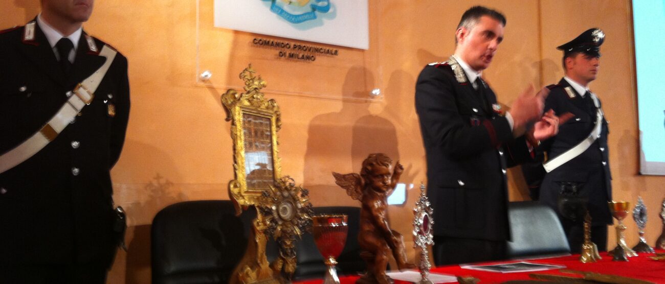 Monza, carabinieri nucleo tutelarecuperano 57 beni sacri rubati