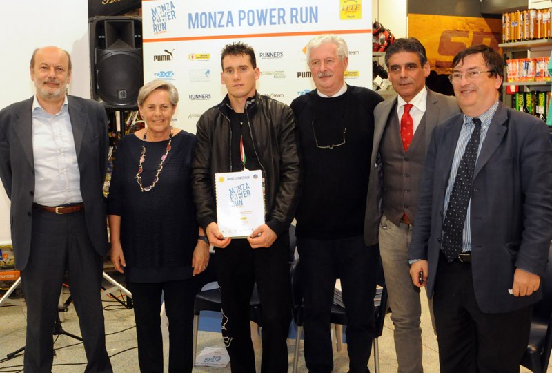 Igor Cassina alla presentazione della Monza Power Run