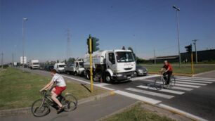 Semaforo guasto in viale delle Industrie