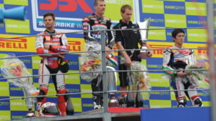 Sbk, Fabrizio tra paura e ritardiBen Spies si vendica in gara-2