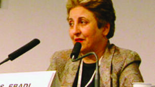 L’avvocato iraniano Shirin Ebadi, un premio Nobel  in visita a Monza